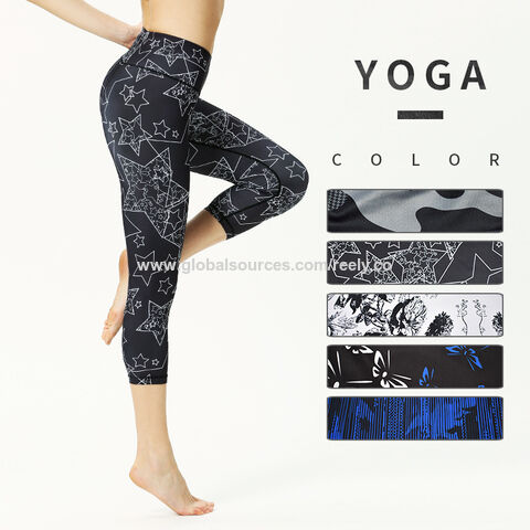 New Printed Yoga Pants Women's Yoga Suit Capris High Elastic Breathable  Sports Fitness Pants, Women Seamless Yoga, Ladies Yoga Leggings, Sport  Clothing - Buy China Wholesale Women Sportswear $6.48