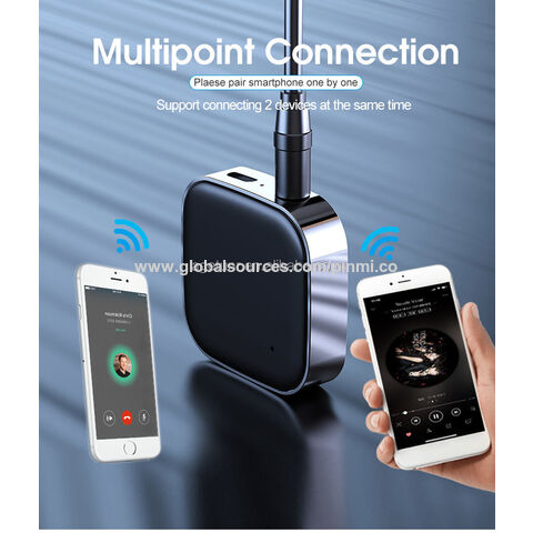 Compre Agetunr J33 2023 Nuevo Coche Sin Cable Bt 5,3 Receptor Universal  Bluetooth 3,5mm Aux Aux Adaptador Bluetooth Para Coche Auriculares Estéreo  y Receptores Bluetooth de China por 4.75 USD