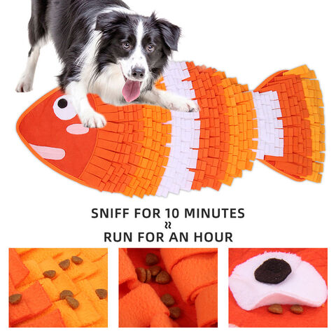 Soft Fleece Fish Shape Cat Dog Snuffle Pad Toy, Stress Relief Nose Training  Foraging Pet Sniffing Mat - China Eco Friendly Snuffle Mat Dog Puzzle and  Dog Sniff Pad price