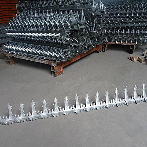 Espigas de cuchilla de acero anti escalada, picos de cercado de pared, fabricante