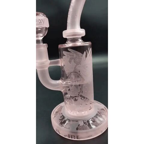 Buy Wholesale China 8.5 Inches Pink Tobacco Water Pipe Glass Bong & Bong at USD  9