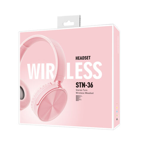 Wesdar - Audífonos Inalámbricos Plegables BT5.0 - Rosa