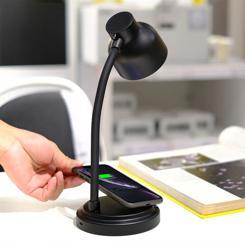 Lampe de bureau à DEL avec chargeur sans fil