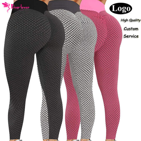 Yoga Pants Women Tik Tok Leggings Textured High Waist Butt Lift Stretchy  Workout-L-Black - Leggings, Facebook Marketplace