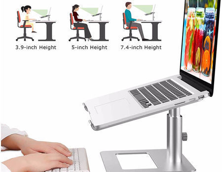 Suporte Monitor Holder PC Laptop Stand Height Adjustable Aluminum