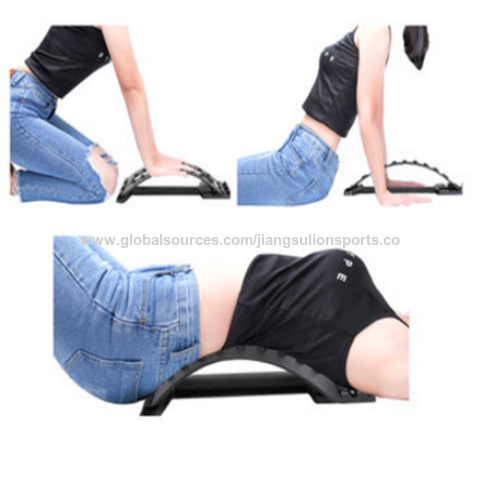 Nouvelle conception multicolore et multifonctionnelle pour l'entraînement musculaire à domicile, civière dorsale en PP - Idéal pour les distributeurs d'équipements de fitness