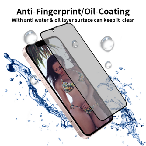 Anti-Spy Hydrogel Film for IPhone 15 14 13 Pro Max Soft Privacy Screen  Protector