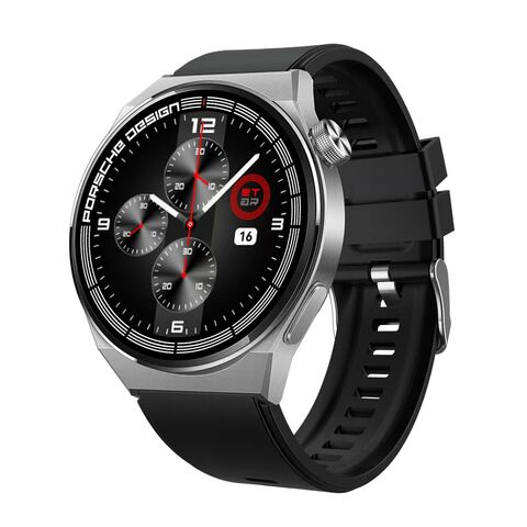 LEAF WATCH WIRELESS BT CALLING SMART WATCH-CARBON BLACK