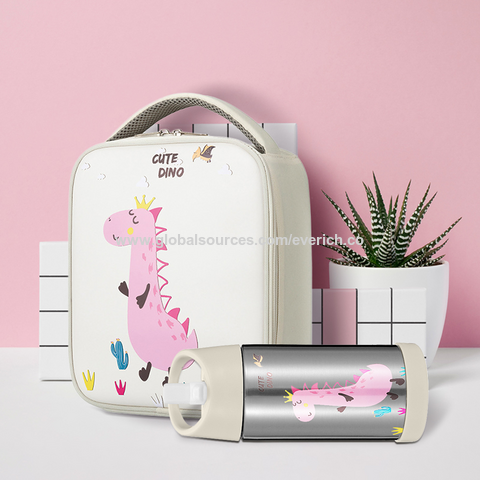 Personalised Lunch Box & Water Bottle Set Kids Lunch Bag Girls