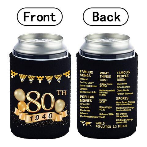 3mm Neoprene 16 Oz. Collapsible Can Cooler Sleeve