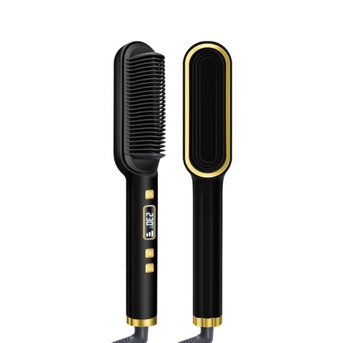 Nova Escova Secadora de Cabelo Elétrica Multifuncional 3 em 1 de Marca Própria, Pente Quente Personalizado Resistente ao Calor