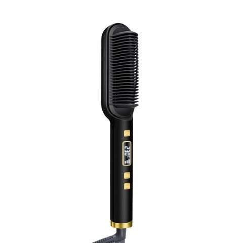 Nova Escova Secadora de Cabelo Elétrica Multifuncional 3 em 1 de Marca Própria, Pente Quente Personalizado Resistente ao Calor