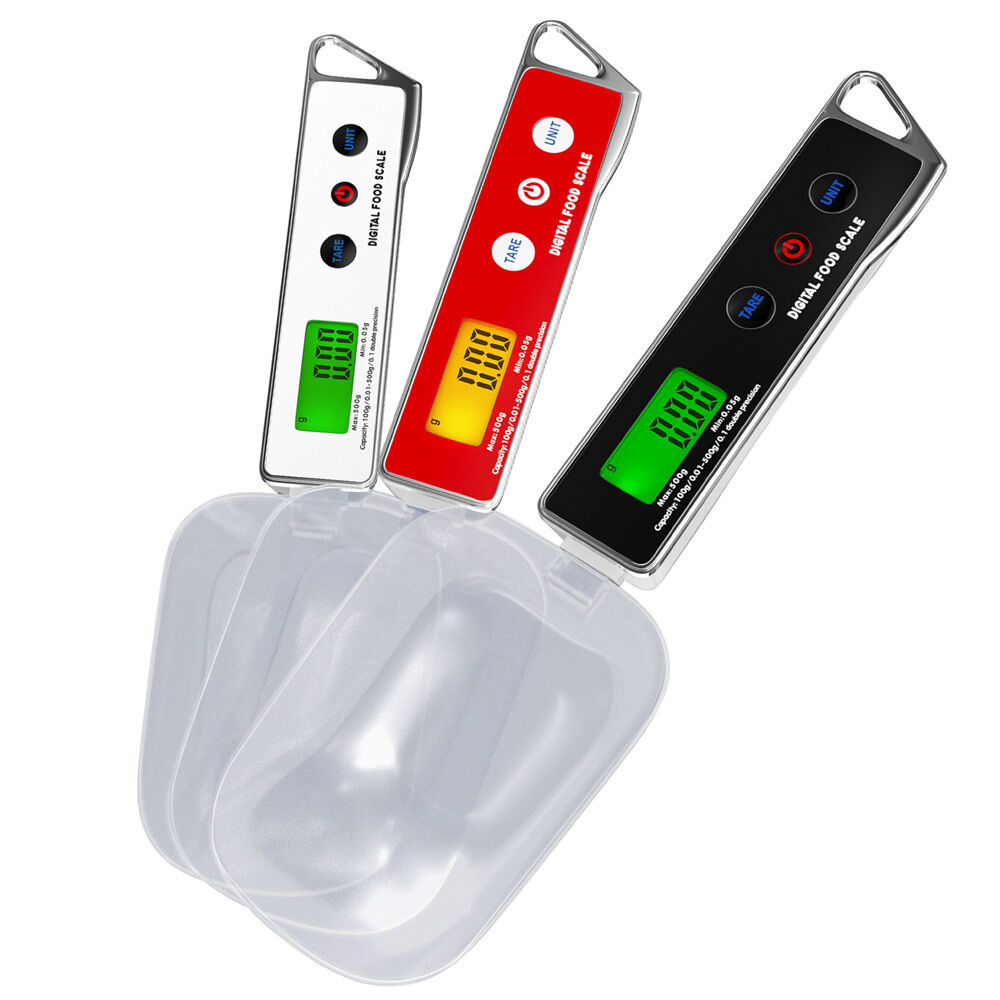 1pc Electronic household scale Electronic measuring spoon scale Mini  kitchen scale food gram weight Electronic spoon scale spoon gram weight