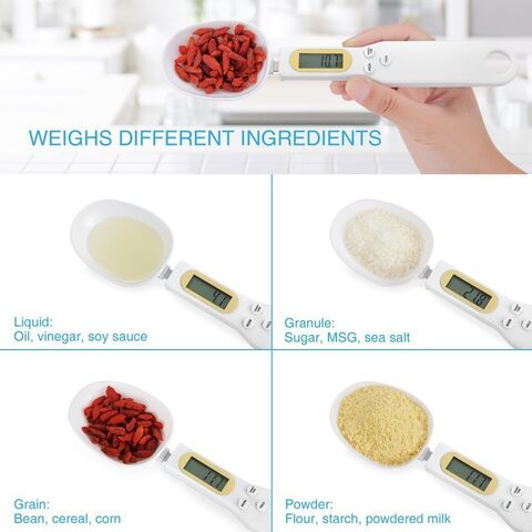 Kitchen Scale Digital Measuring Cup 1kg/600ml Food Scale Weight Scale  Scales Weighing Water Milk Flour Sugar Oil Coffee Liquid Baking Cooking  Plastic