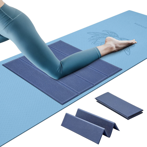 Yoga Knee Pad Cushion,anti Slip Foldable Yoga Mat To Provide Extra Support  For Knees, Wrists, Elbows, Yoga Knee Pad, Folding Yoga Mat, Fitness - Buy  China Wholesale Foldable Yoga Mat $6