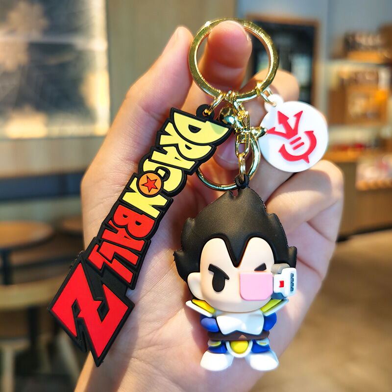 Most Papular Custom Cute 3d Pvc Anime Dragon Ball Keychain Goku ...