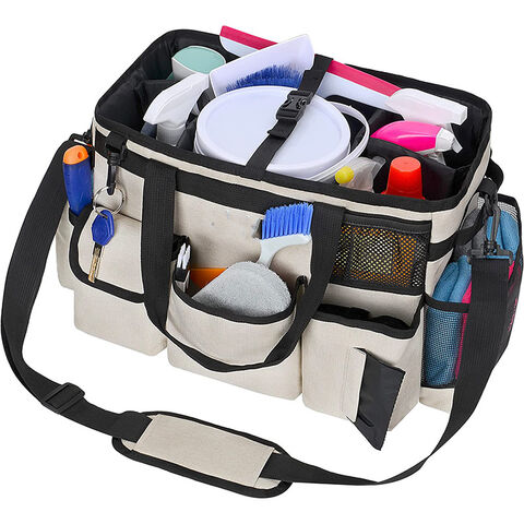 Grands sacs de rangement portables avec poignée, fourre-tout pour  enseignants, caddie avec poches pour salle de classe, nouvelle collection -  AliExpress