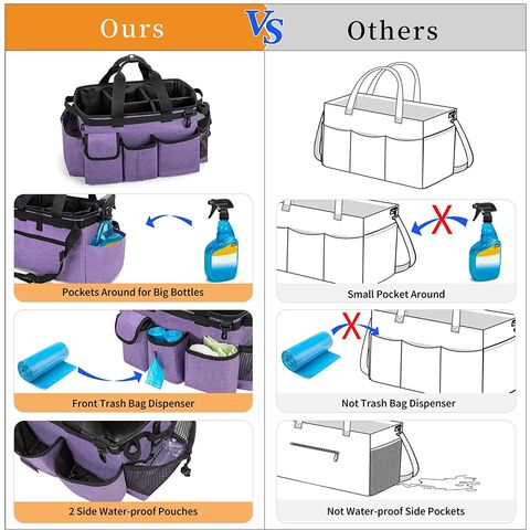 Buy Wholesale China Quality Nylon Large Housekeeping Cleaning Caddy  Household Cleaning Tools Tote Bag Wearable Cleaning Tool Caddy Bag &  Cleaning Caddy Tool Bag at USD 6.85
