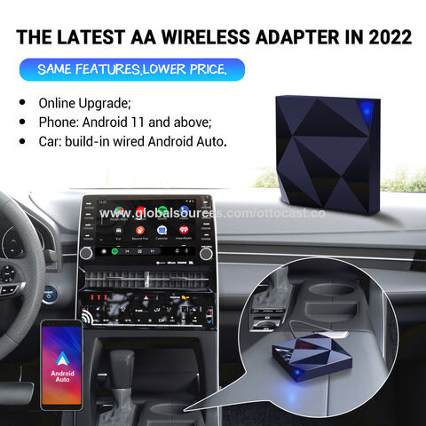 OTTOCAST A2Air Wireless Android Auto Adapter Wi-Fi CarPlay Device Dongle  Plug & Play 5Ghz 