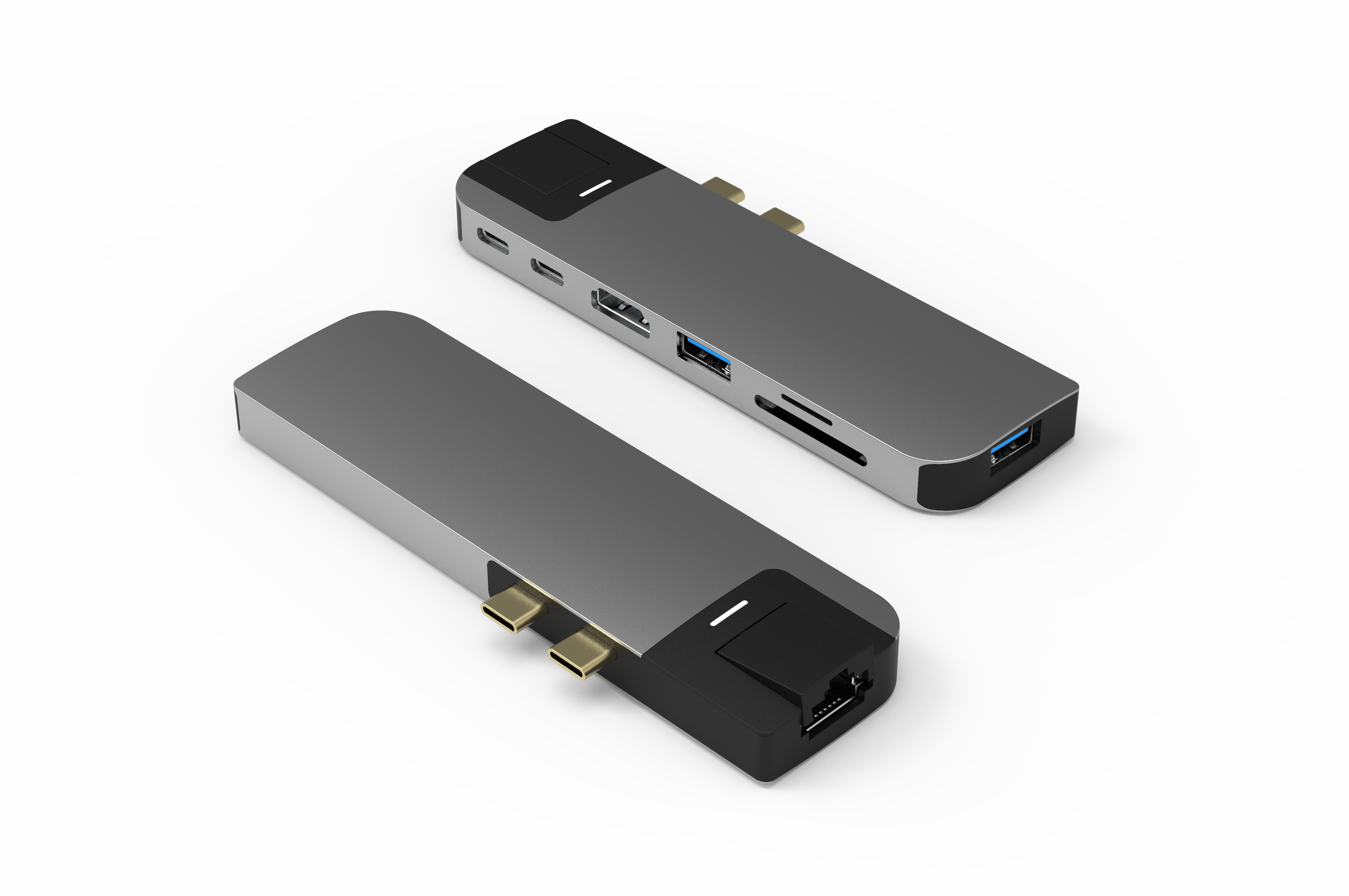  USB C Adapters for MacBook Pro/Air,Mac Dongle with 3