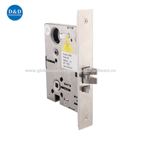 SUS304 ANSI Grade 1 Latchbolt Closet Passage Door Lock -DDAL01 - Buy ANSI  Door Lock, Closet Door Lock, Mortice Lock Product on danddhardware