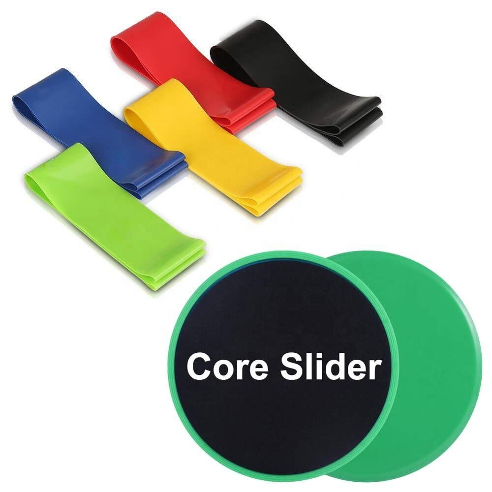 4pcs Yoga Equipment Set Discs Core Sliders Resistance Loop Band Exercise  Latex Strap Perfect Abdominal Core Training Gym Yoga Pilates Rehab Kit :  : Sports, Fitness & Outdoors