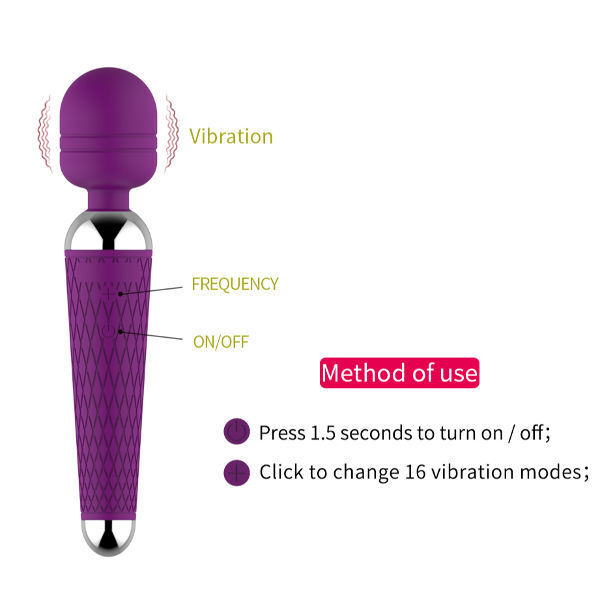 Achetez en gros 18 Fréquence Vibration Forte Chargeur Magnétique Vibrateur  Jouet Sexe Masseur Personnel Baguette Chine et Jouets Adultes Pour Le Sexe  Des Femmes à 7.39 USD