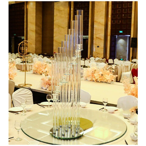 Modern Gold Candle Holder Metal Crystal Crown Candlestick Centerpiece for  Wedding Table Decoration - China Candlestick and Candelabrum price