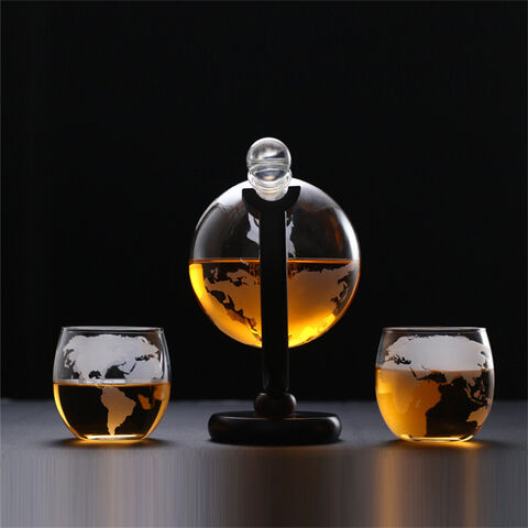 Glassware Factory Direct Exporting Premium Glass Whisky Decanter with Lid -  China Glass Wine Bottle and Glass Whisky Bottle price