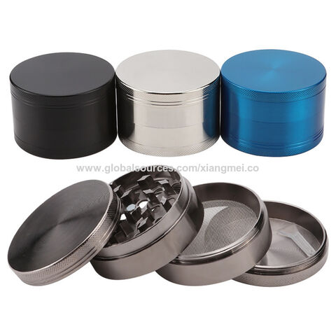 4-layer Spice Grinder, Herb Grinder With Two Filling Tube