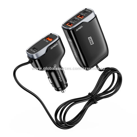 UGREEN Chargeur Voiture USB C 30W PD QC 3.0 PPS avec Câble Chargeur Allume  Cigare 12V