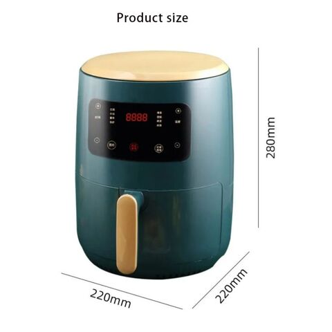 Source 2022 Hot Sale 4L Oil-free Air Fryer Non-stick Pan Healthy