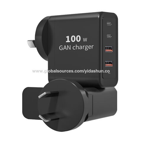 UGREEN 65W USB C Charger, Travel Power Adapter with 3 Switchable