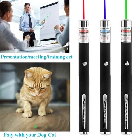 Jouet pointeur laser pour chat - Garanti 2 ans - Rouge métallisé