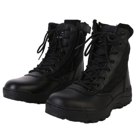 Botte discount noir militaire