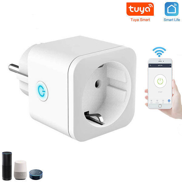 Zigbee Tuya WiFi Smart Plug UK Alexa Mini Smart Socket - China