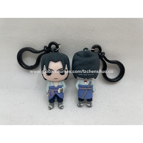 Cartoon Pendant Set PVC Doll Uchiha Sasuke Anime Keychain - China Keychain,  Personalized Custom