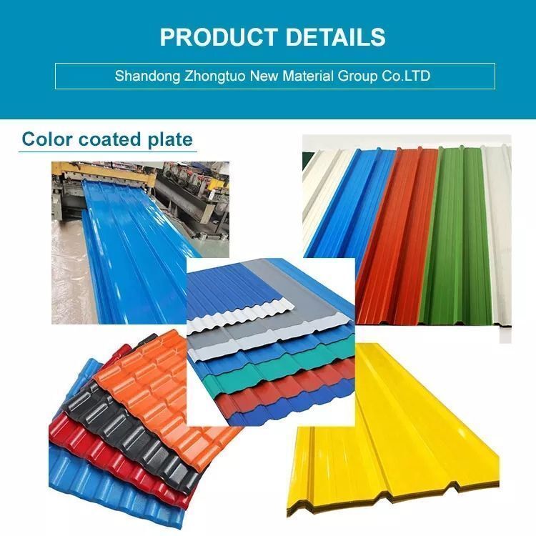 Buy Wholesale China Zinc Coated Metal Corrugated Aluminum Roof Sheet