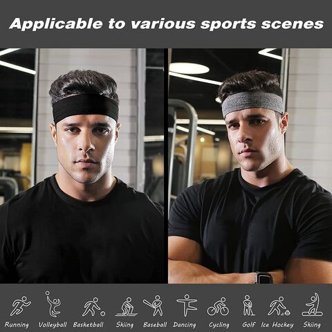Sports Headband Exercise Yoga Golf Sweatband Set Basketball