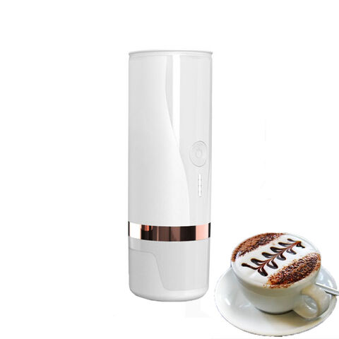 Wireless Portable Coffee Machine for Car & Home Rechargeable Coffee Maker  Handheld Espresso Outdoor Capsule Coffee Powder