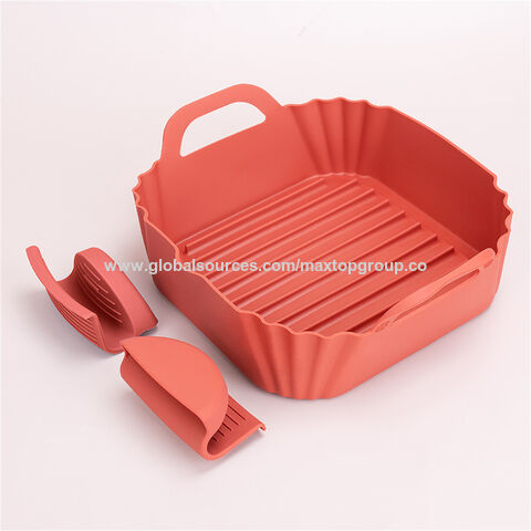 Air Fryer Silicone Pot Basket Liners Non-Stick Safe Oven Baking Tray Mat  3-7 QT