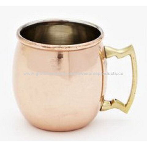 100% Pure Moscow Mule Hammered Copper Mug Handmade for Beers