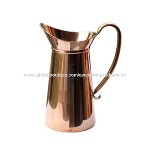 350ml Heat Resistant Hammered Glass Square Tea Serving Pitcher with Handle  Mug