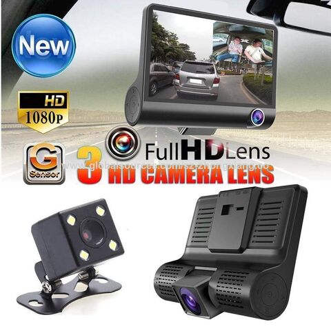 3 Lens Car DVR Camera Dash Cam G-sensor Video Recorder Dual Lens with Rear  View Camera