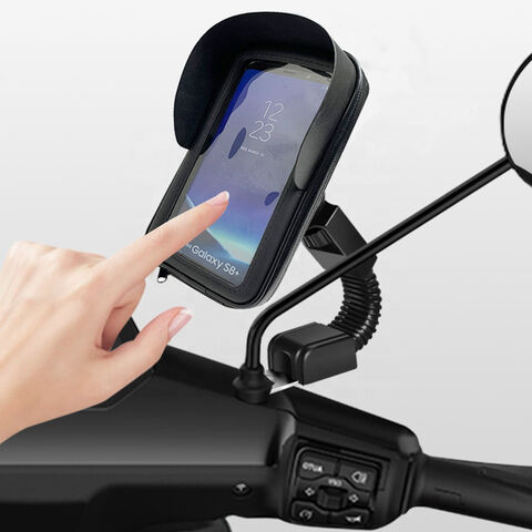 Buy Wholesale China Sun Visor Sun-shading Design 360 Motorbike Phone Holder  Waterproof For Motorcycle Rearview Mirror & Waterproof Phone Holder at USD  2.4