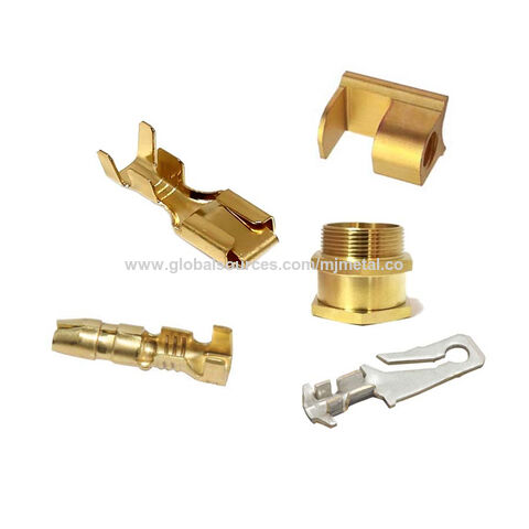 Bulk Buy China Wholesale Custom High Quality Copper Metal Stamped Parts  Brass Terminals Manufacturing Services $0.5 from Dongguan Mei Jie Metal  Parts Ltd