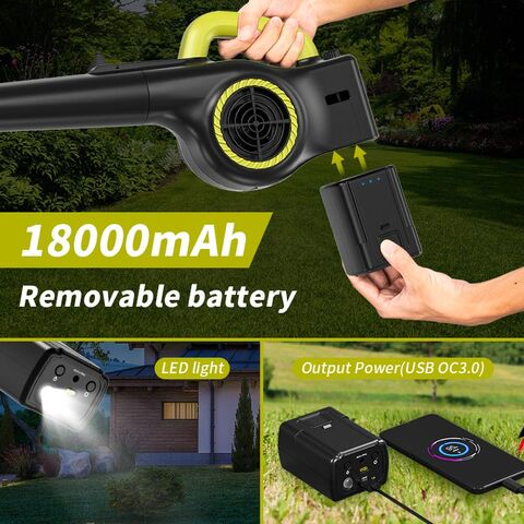 Buy Wholesale China Cordless Leaf Blower,24v Electric Mini Leaf Blower With  Battery And Charger,lightweight Battery Powered Leaf Blower 18000mah &  Blower at USD 30