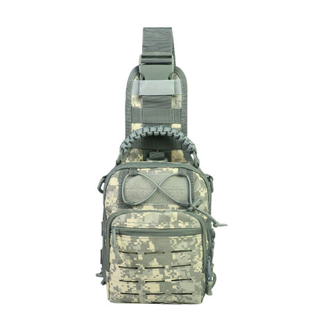 Custom Tactical Chest Bag 600d Polyester Waterproof Shoulder Strap