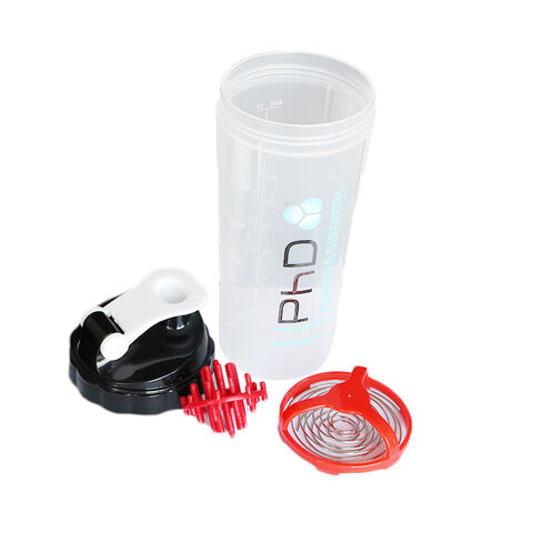 Vaso Shaker Para Proteína Cilindro Agitador Con Asa Gym OEM Asa