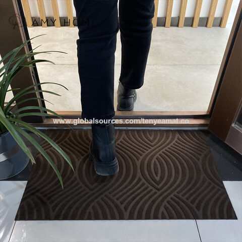 Buy Wholesale China Non-slip Waterproof Striped Door Mat,welcome